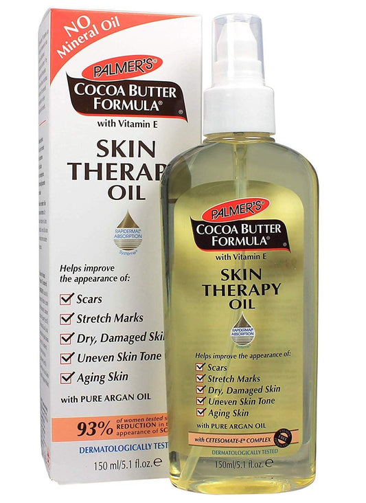 Palmer's Aceite de terapia cutánea, fórmula de manteca de cacao, 5.5 onzas (paquete de 2)