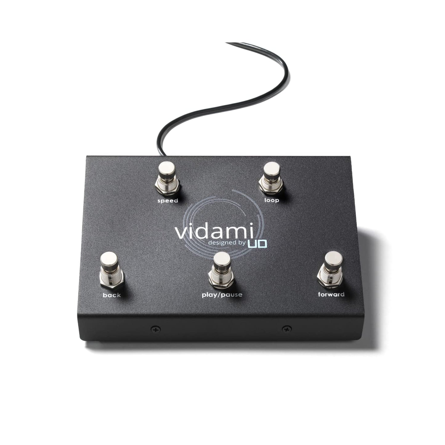Pedal Vidami YouTube Azul para Control de Videos en Línea para Músicos