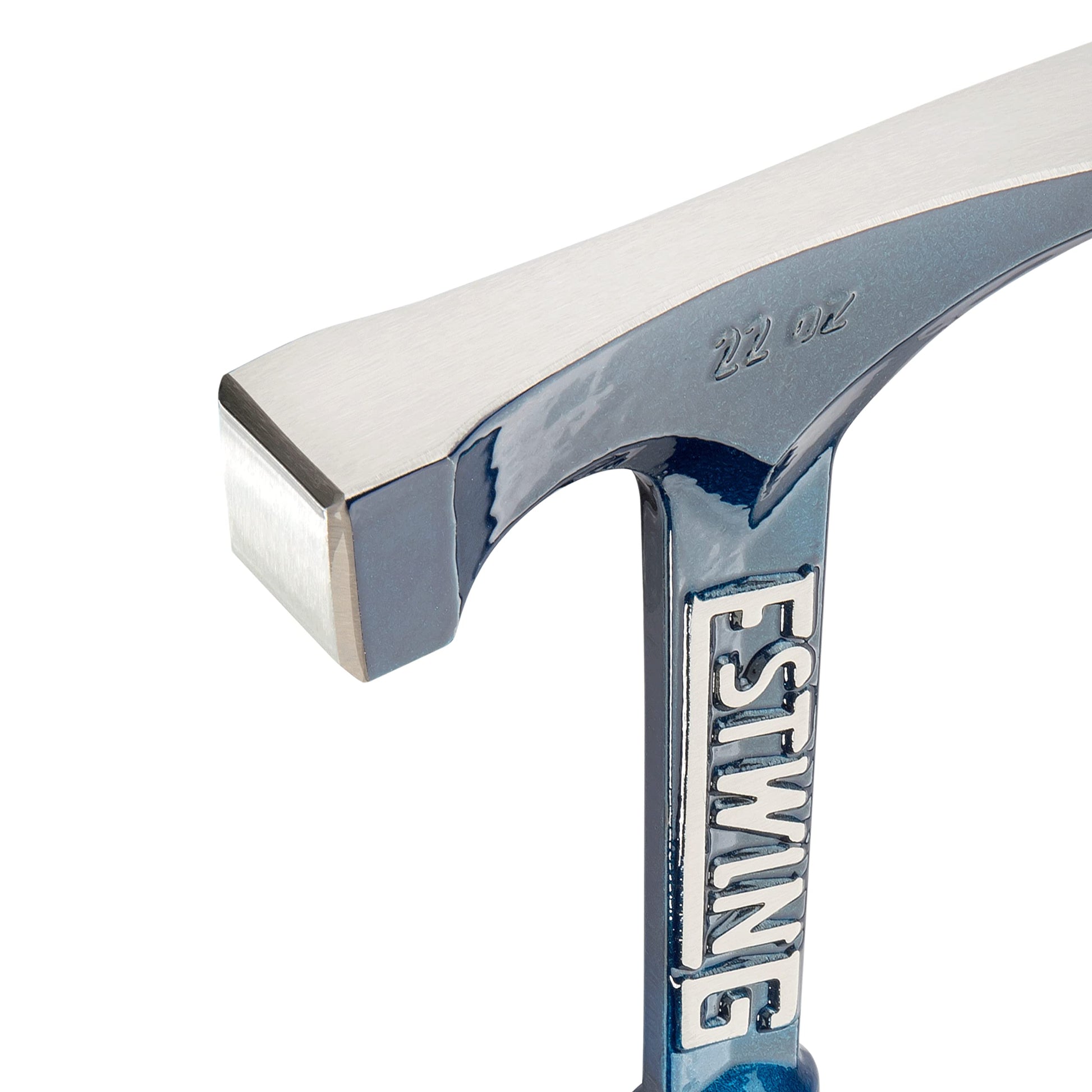 Martillo Bricklayer Estwing Big Blue Azul con Mango de Reducción de Impacto de 22 Onzas
