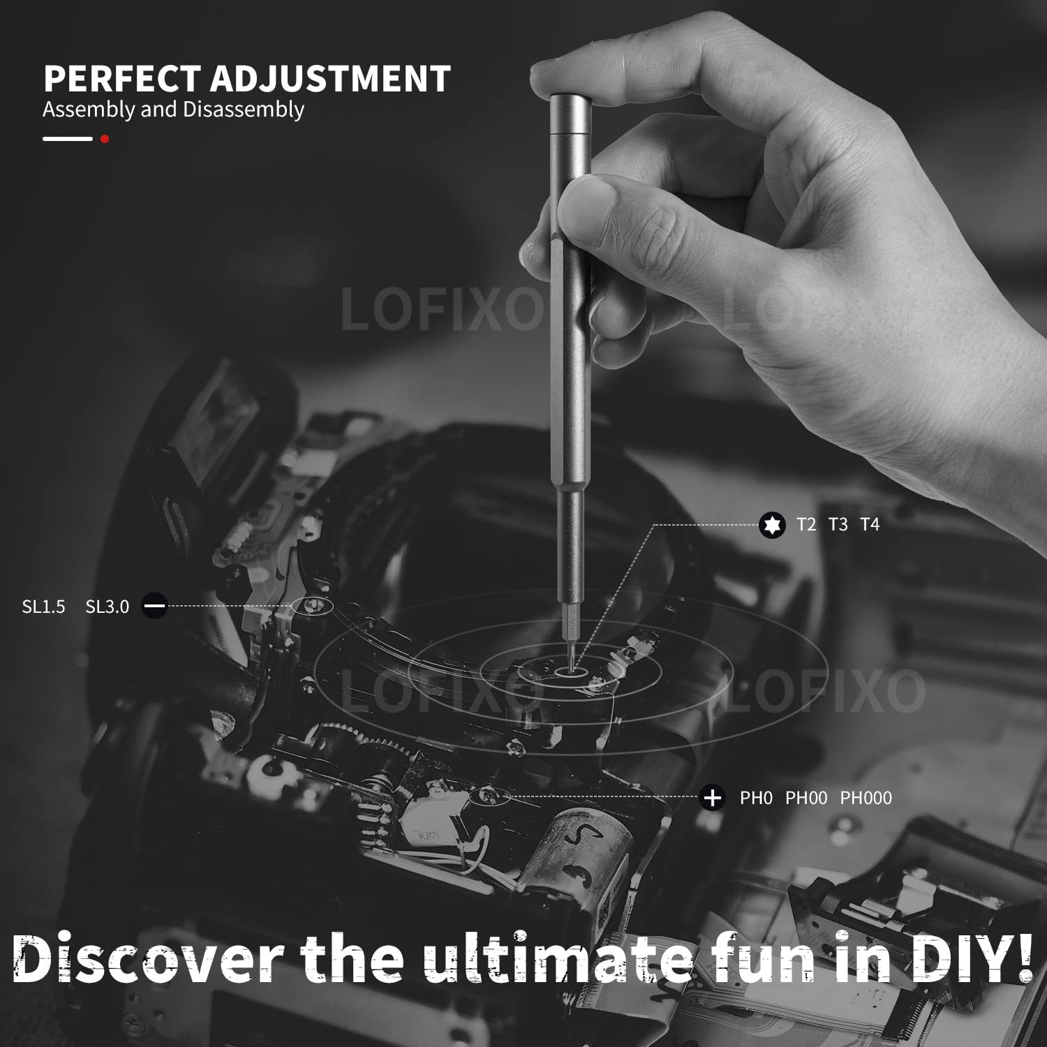 Juego de Desarmadores Precisión, Destornillador Torx Estrella Plano Cruz, Kit Limpieza Reparación para iPhone PC Switch Lentes Laptop Cámara Computadora Mac PS4 Xbox One Celular Relojero Joyero