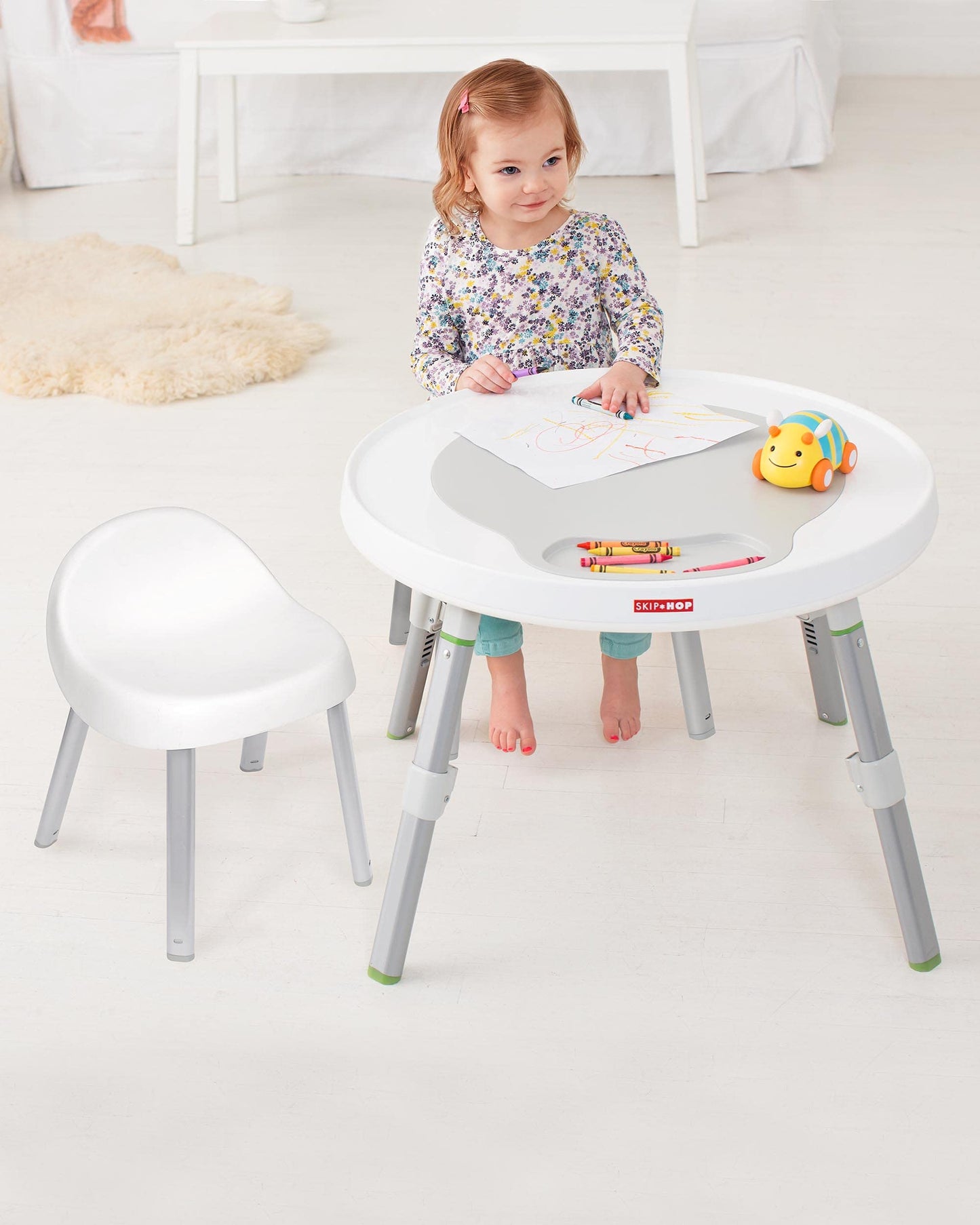 Sillas de Actividad Skip Hop Blancas para Niños Pequeños