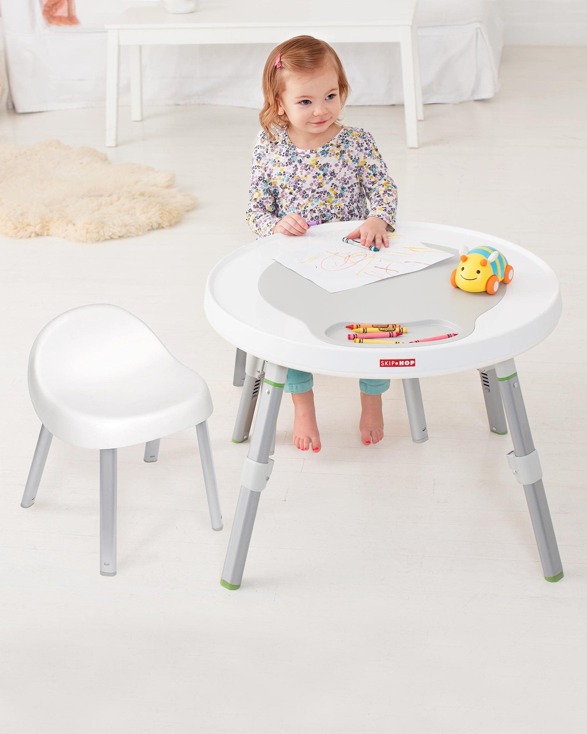 Sillas de Actividad Skip Hop Blancas para Niños Pequeños