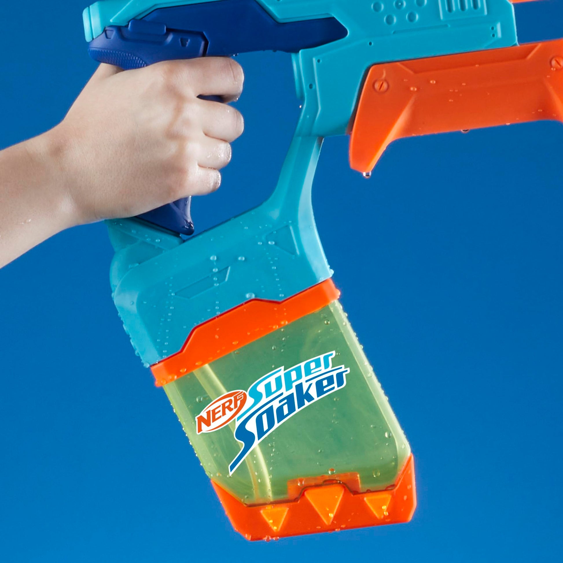 NERF Hasbro Super Soaker Pack Doble Dunk-Fill - Set de 2 lanzadores de Agua fáciles de llenar con Tanques de 300 ml - Juegos de Agua para niños y niñas