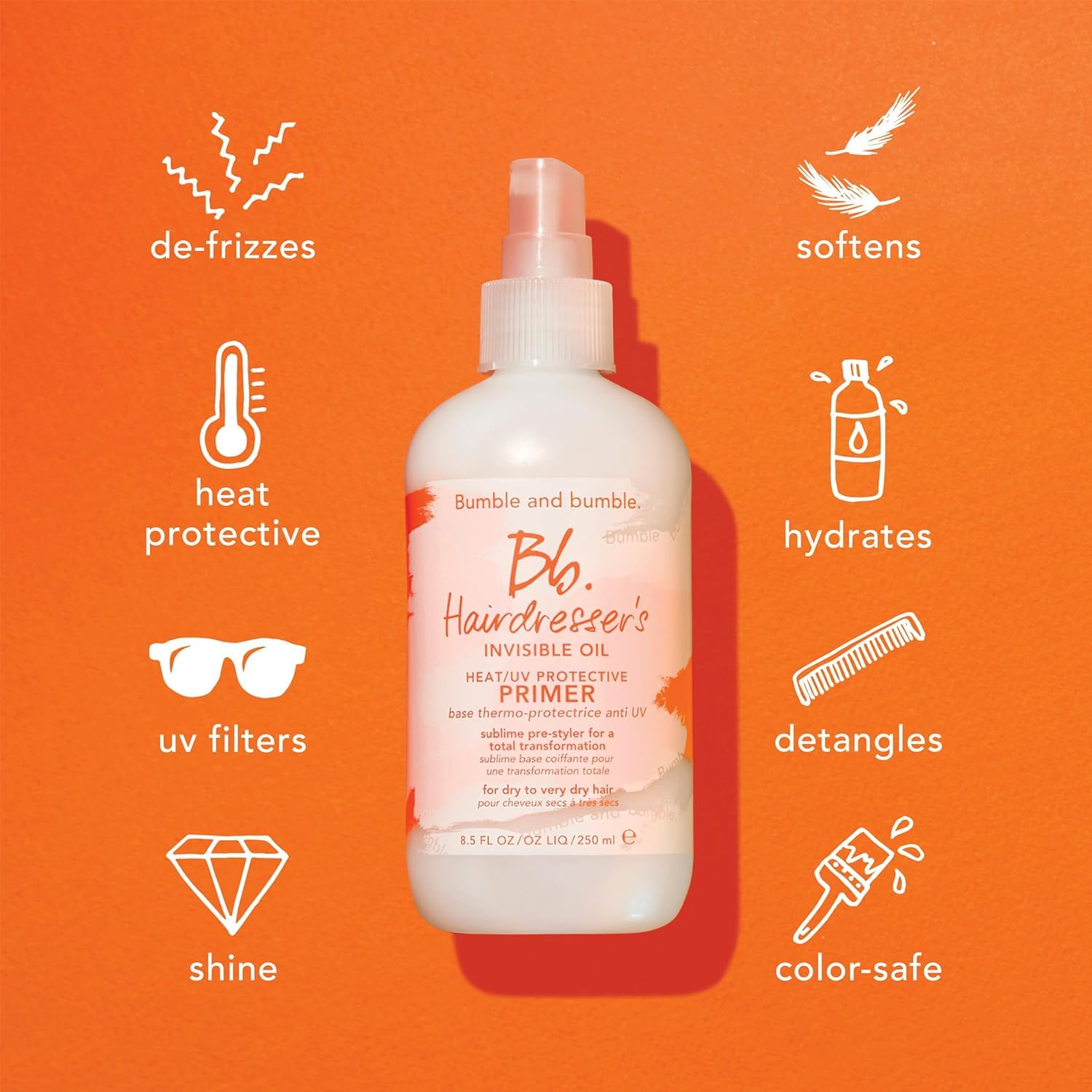 Bumble and Bumble Bumble and Bumble Hairdressers Invisible Oil Primer for Unisex Oil 8.5 oz