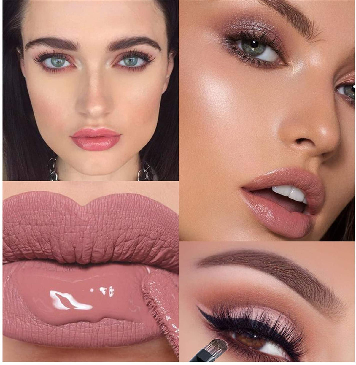 Kit de Maquillaje Profesional, Juego de Maquillaje Paleta de Sombras de Ojos Face Set Completo Cosmética, Todo en Uno Makeup Gift Set Incluye Eyebrow cream, Brillo de Labios, Brochas de Maquillaje