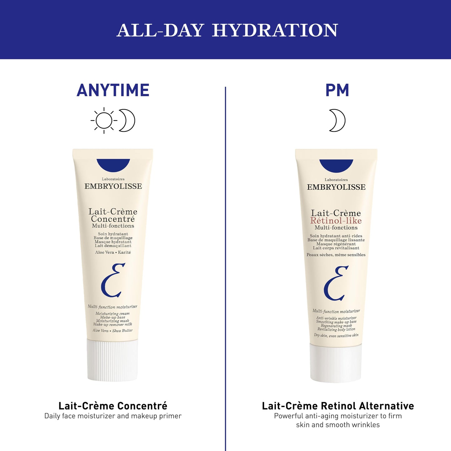 Embryolisse - Crema concentrada de 24 horas con efecto espejo, 30ml
