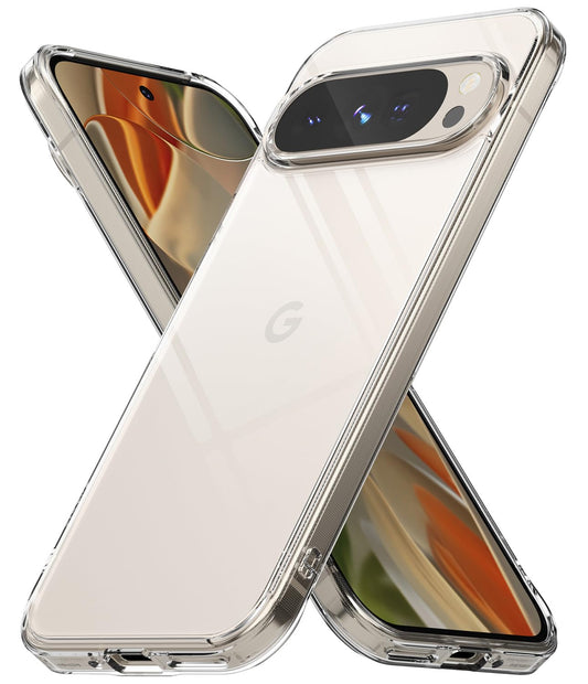 Funda Ringke Fusion Transparente para Google Pixel 9 Pro XL con Agujeros para Cuerda
