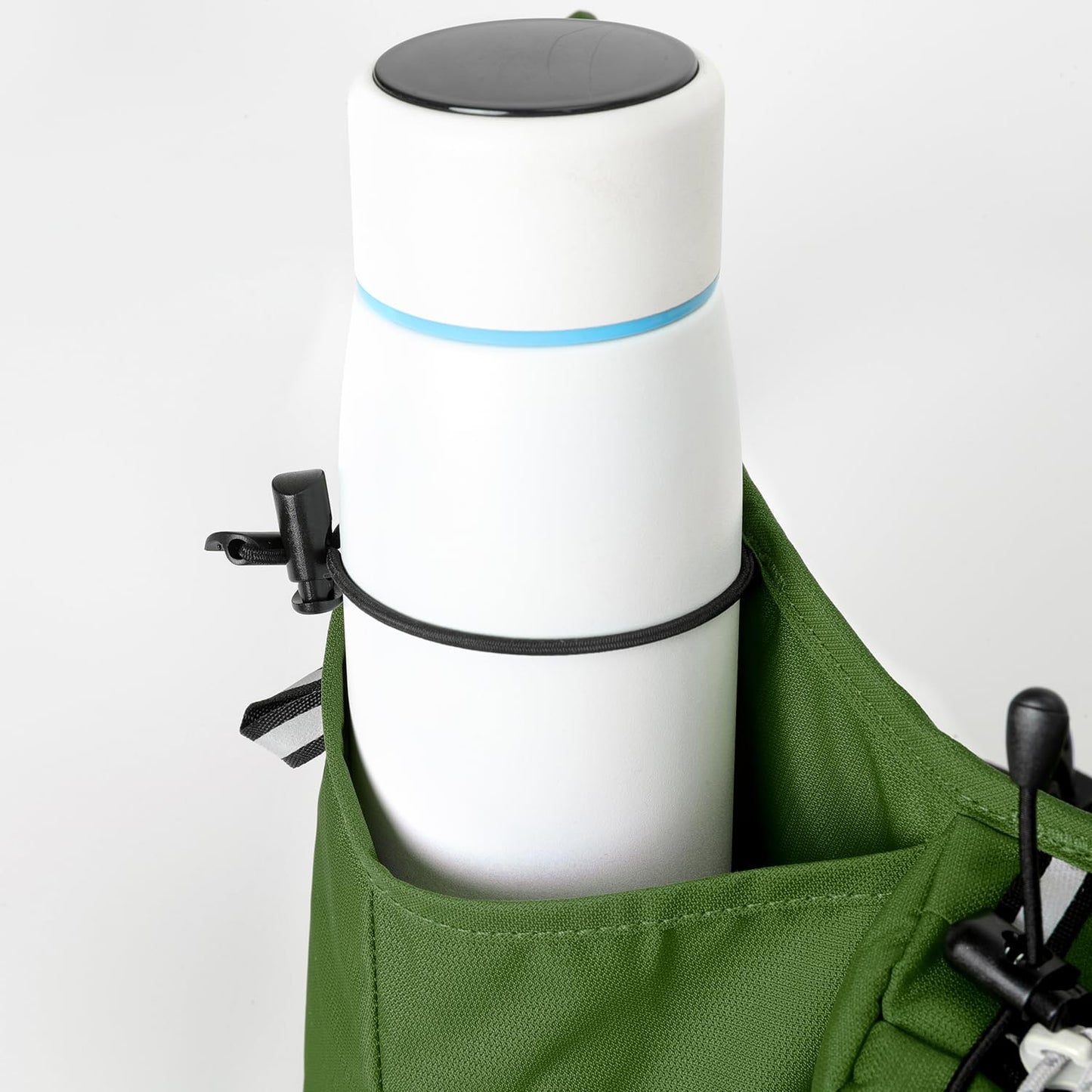 INOXTO - Riñonera delgada para correr para mujeres y hombres, paquete de cintura deportiva para correr, caminar, ciclismo, senderismo, correr, reflectante, para todos los teléfonos (Gary), Verde