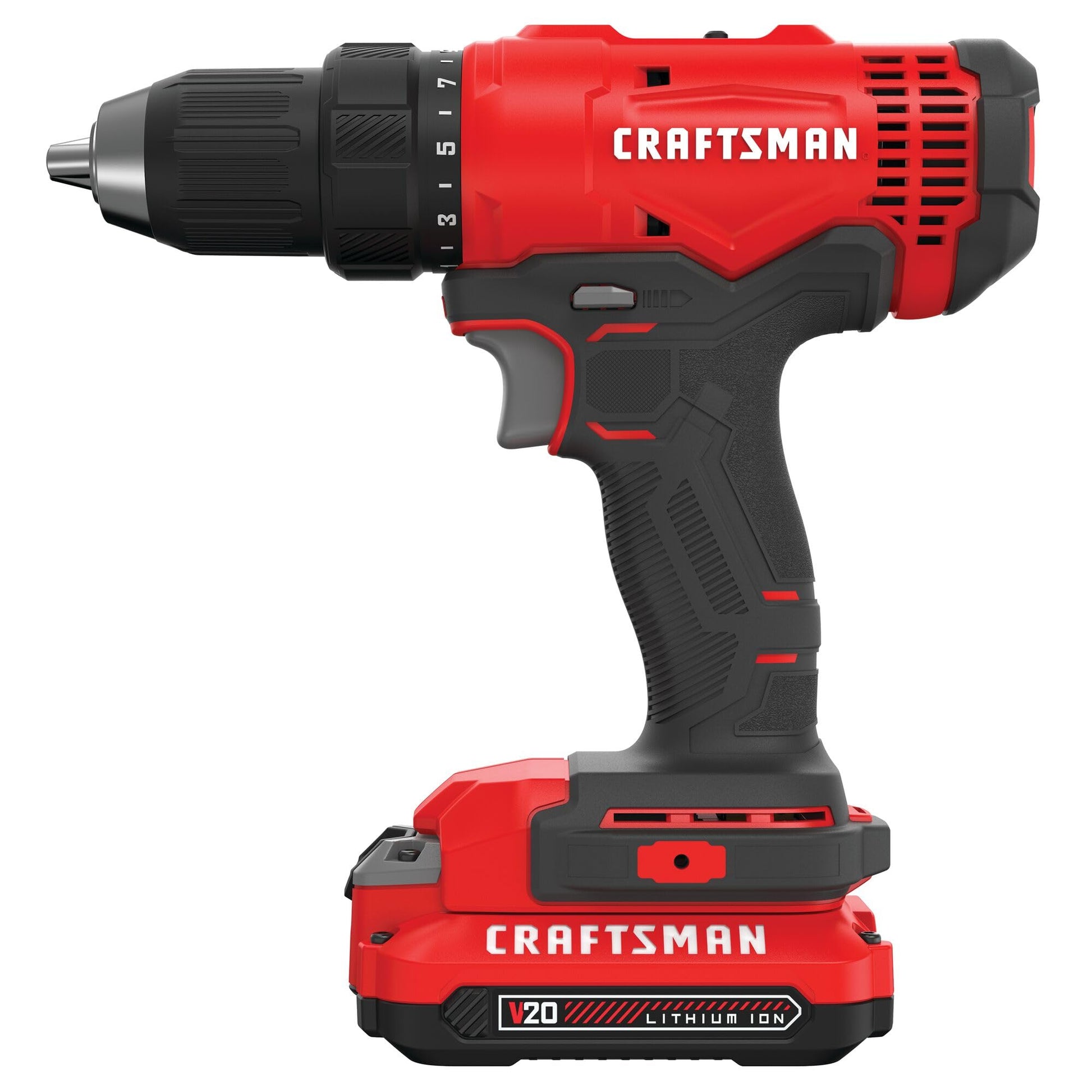 CRAFTSMAN V20* Kit de taladro/destornillador inalámbrico (CMCD701C2)