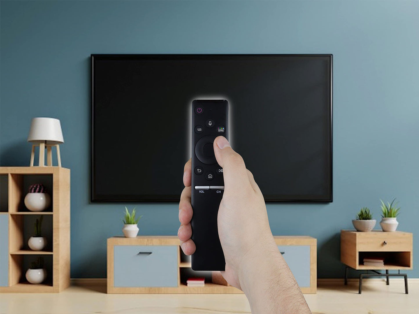CONTROL EXPERT Control Compatible con Samsung 4K UHD Smart TV con Comando DE Voz