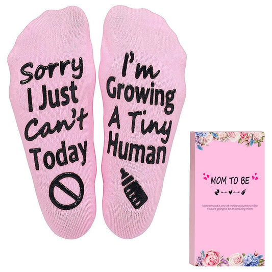 Calcetines para el embarazo, regalo para madres embarazadas, día de la madre, Rosa, One Size