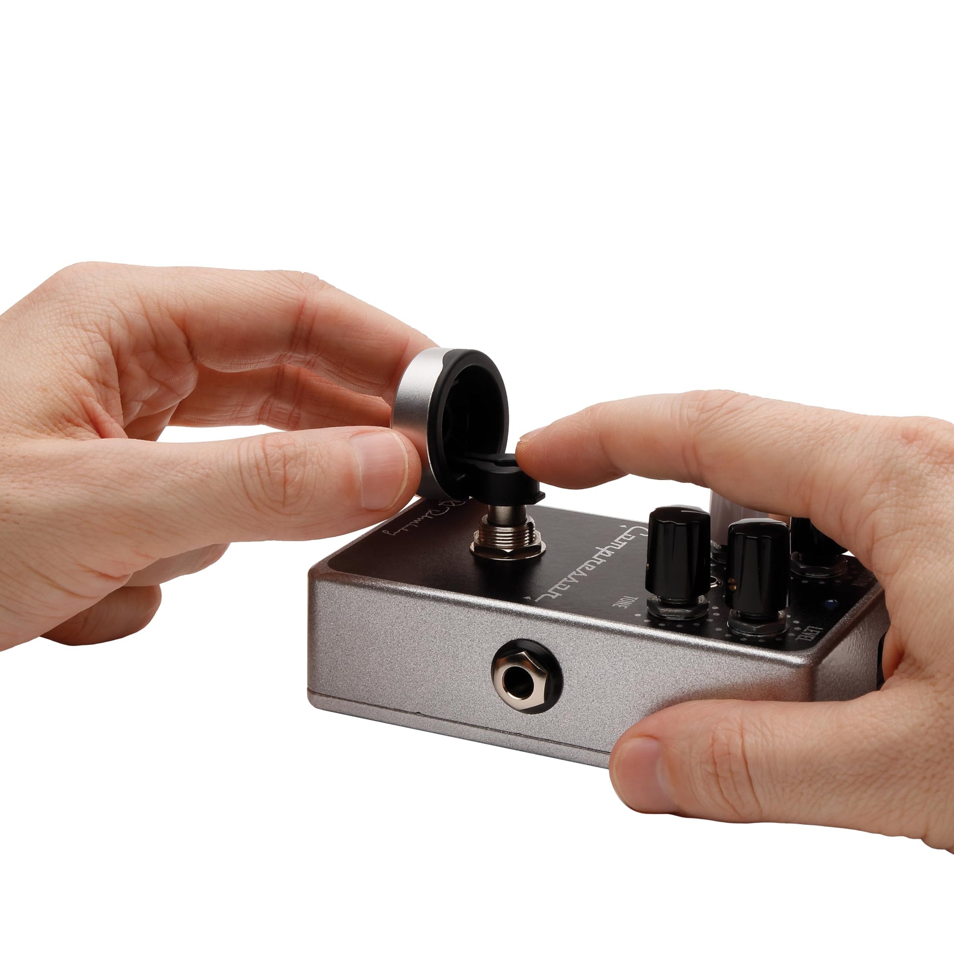 D'Addario Accessories Tapa para interruptor de pedal XPND Footswitch Topper - Tapas para interruptor de pedal - Plata, pack de 2