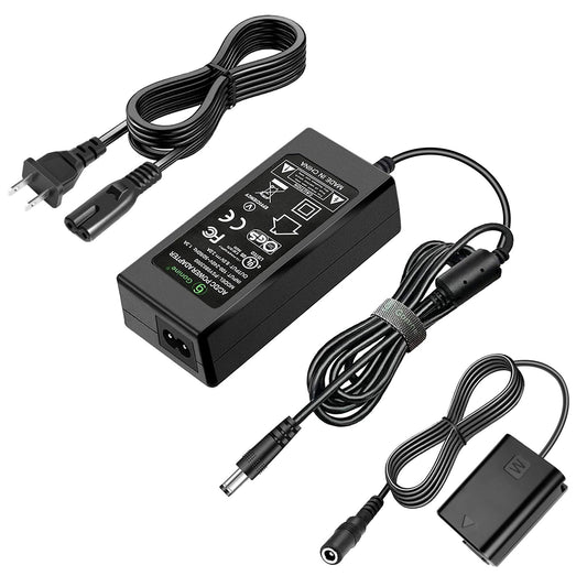 Gonine AC-PW20 esteacoplador DC para más AC/DC adaptador para SONY A35, A37, A5000, A5100, A6000, A7R, A7A33, A55, NEX-C3, NEX-F3, NEX-3N, NEX-5C, NEX-5N, NEX-5R, NEX-5T, NEX-6, NEX-7, DSC - RX1, DSC - RX100 SLR cámaras