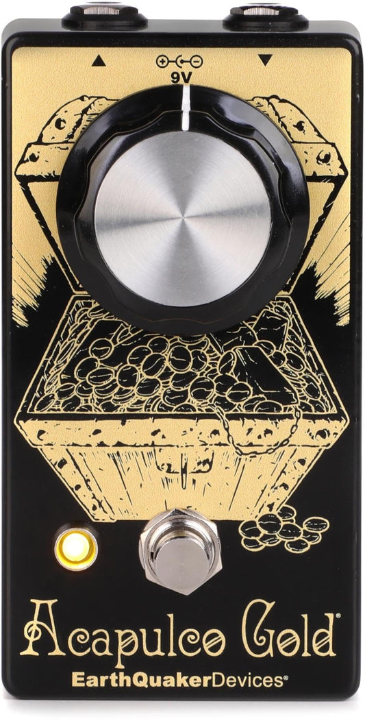 EarthQuaker Devices - Amplificador de potencia; unidad de efectos de distorsión, Acapulco Gold Fuzz V2, Colores Variados, Version 2
