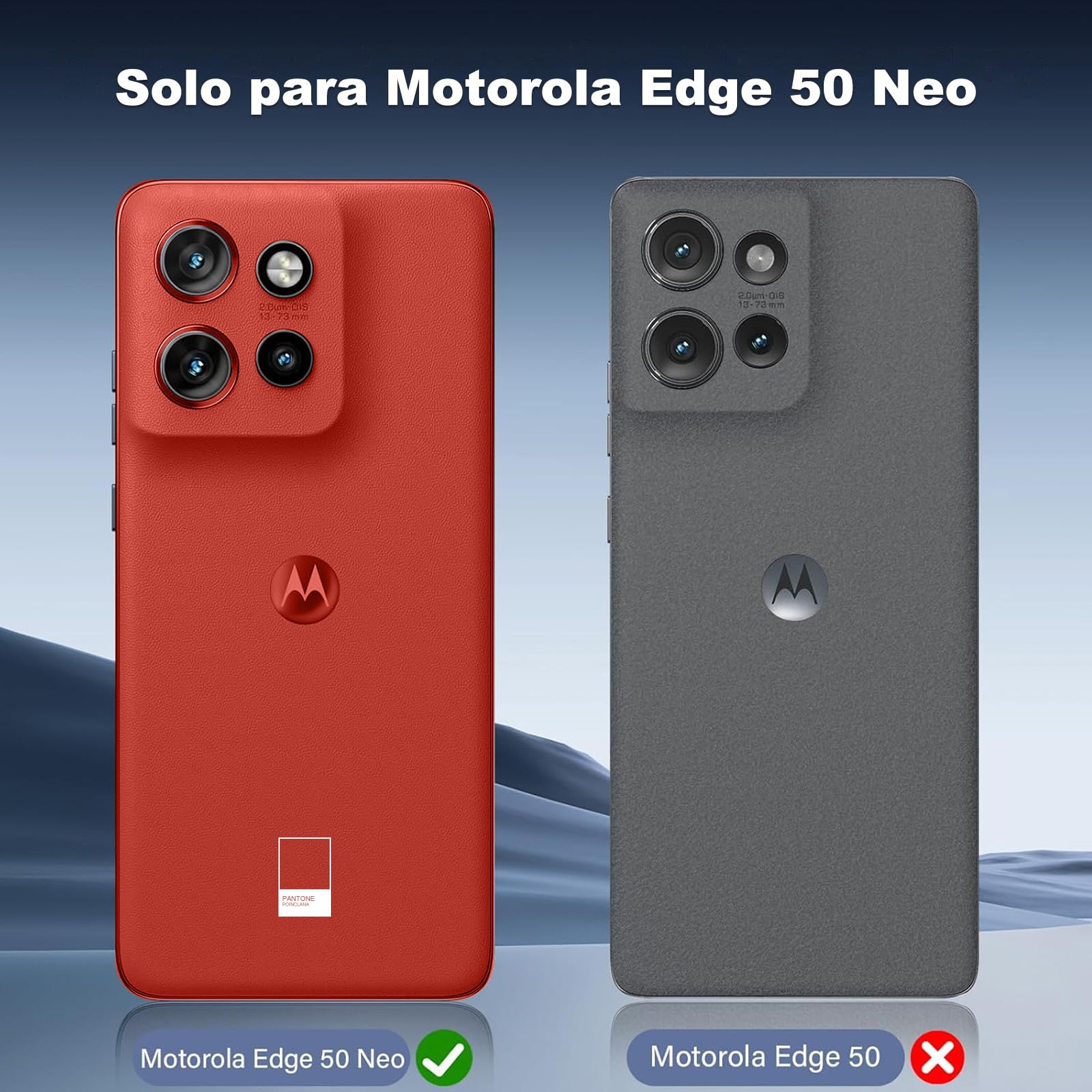 HeiLuon Funda Motorola Edge 50 Neo, Carcasa Transparente Anti-Amarilleo, Protector TPU Absorbente de Golpes, Estuche Delgado con Esquinas reforzadas, Case con Botones cómodos y disipación de Calor