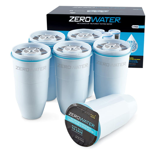 Filtros de Repuesto ZeroWater Blanco Paquete de 6
