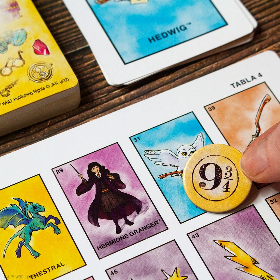 Juego de Azar Lotería USAopoly Harry Potter Ilustraciones Personalizadas