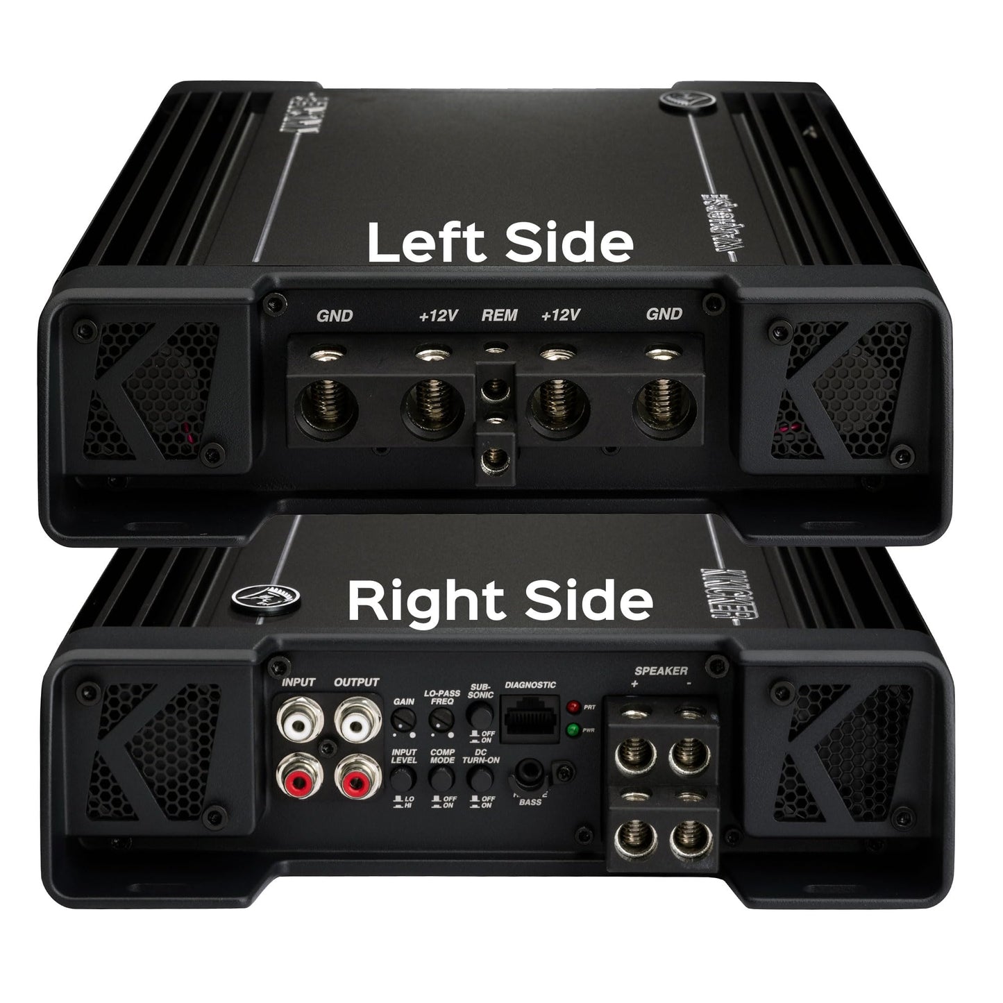 Kicker Warhorse WXA3600.1 Amplificador de subwoofer monobloque | 3600 vatios x 1 a 1 ohmio - 49WXA36001