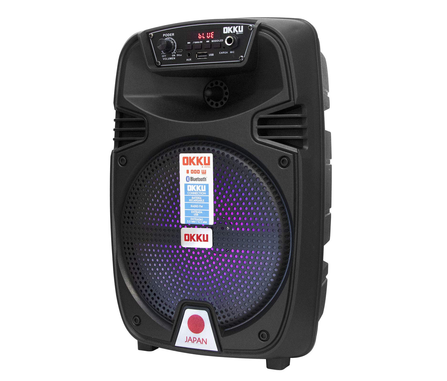 FUSSION ACUSTIC Bafle Recargable 8" BAF8002 Bluetooth