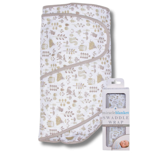 Miracle - Manta para bebé Esencial para recién Nacidos, Saco de Dormir Suave, Ideal para recién Nacidos y bebés (Zorros)