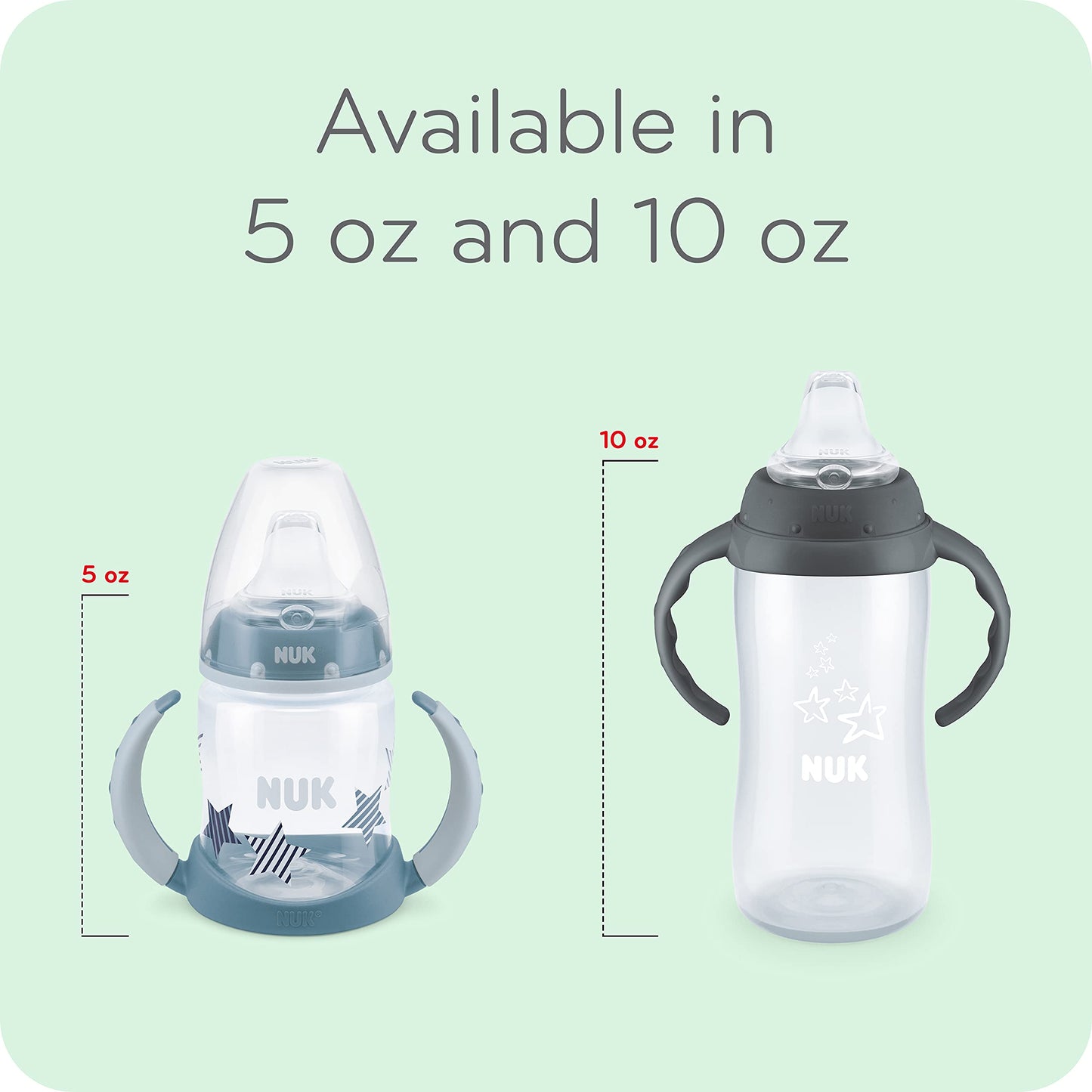 NUK Disney Large Learner Sippy Cup, Mickey Mouse, 10oz 1pk
