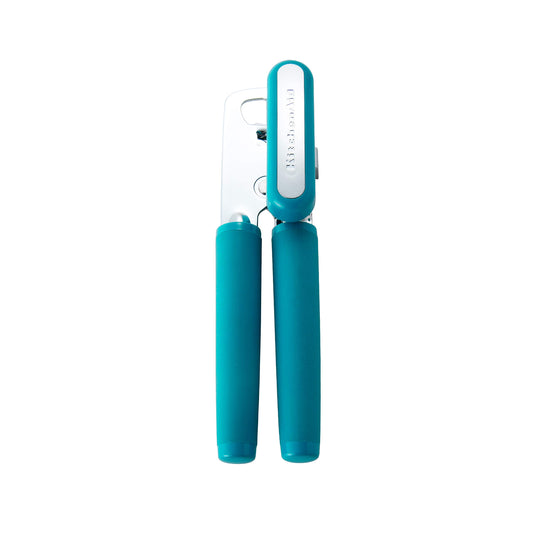 KitchenAid - Abrelatas y abrebotellas multifunción clásico fácil de usar, rueda de corte de acero inoxidable afilada, asas ergonómicas suaves, Ocean Drive
