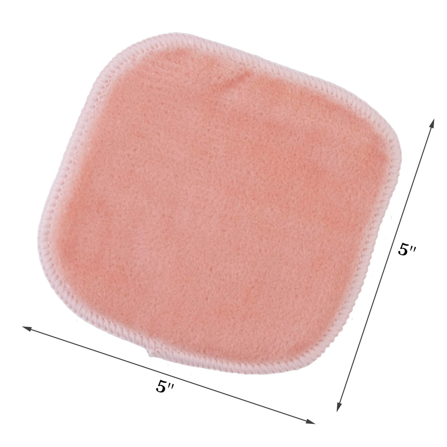 POLYTE Paño Desmaquillante Facial de Microfibra, 12.7x12.7 cm, 10 Pzas