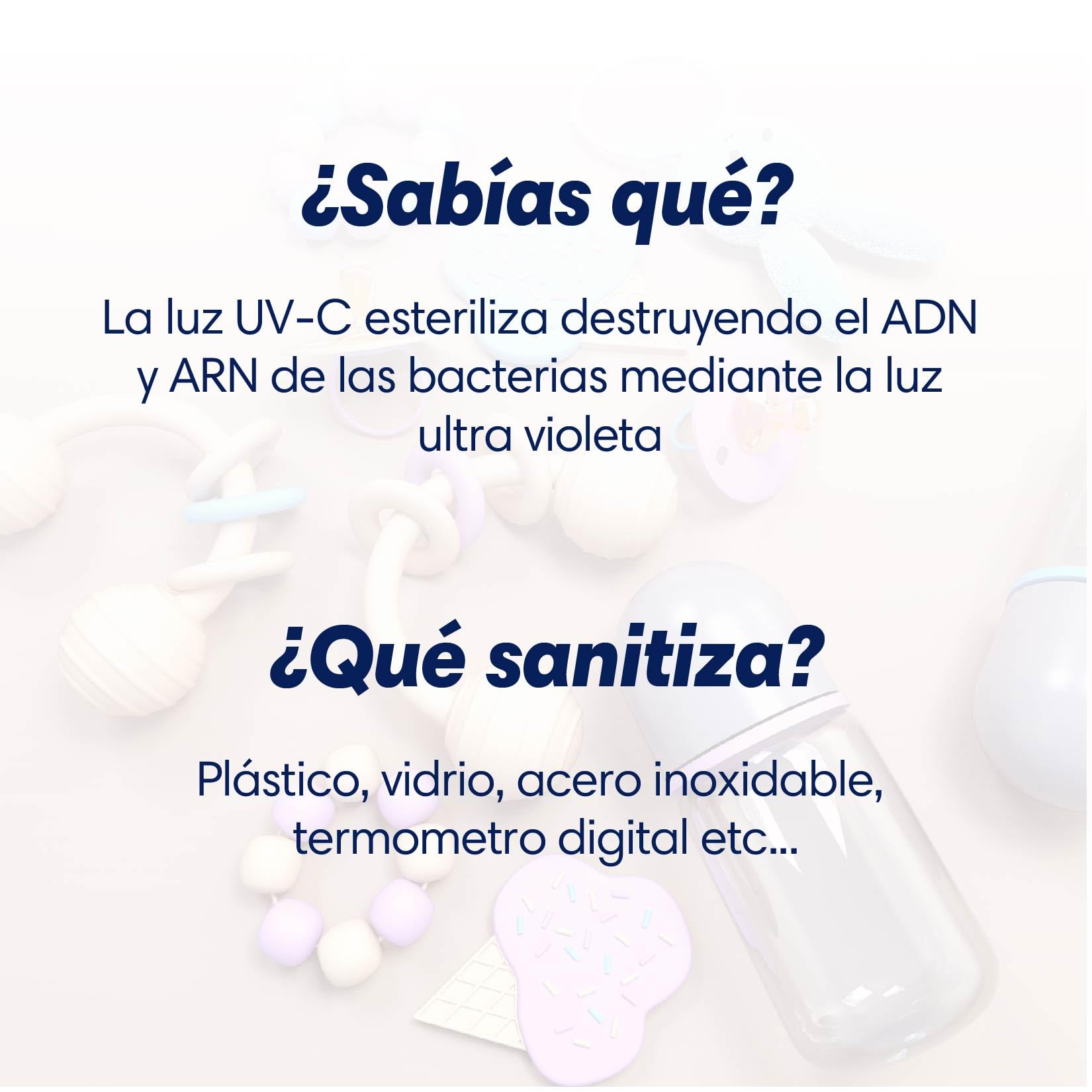 Consi Esterilizador UV Portátil para Accesorios de Bebé (Ideal para Chupones, Mordederas y Juguetes Pequeños) Elimina el 99.9% de Gérmenes en Segundos, Llevalo a Donde Quieras | EUV01