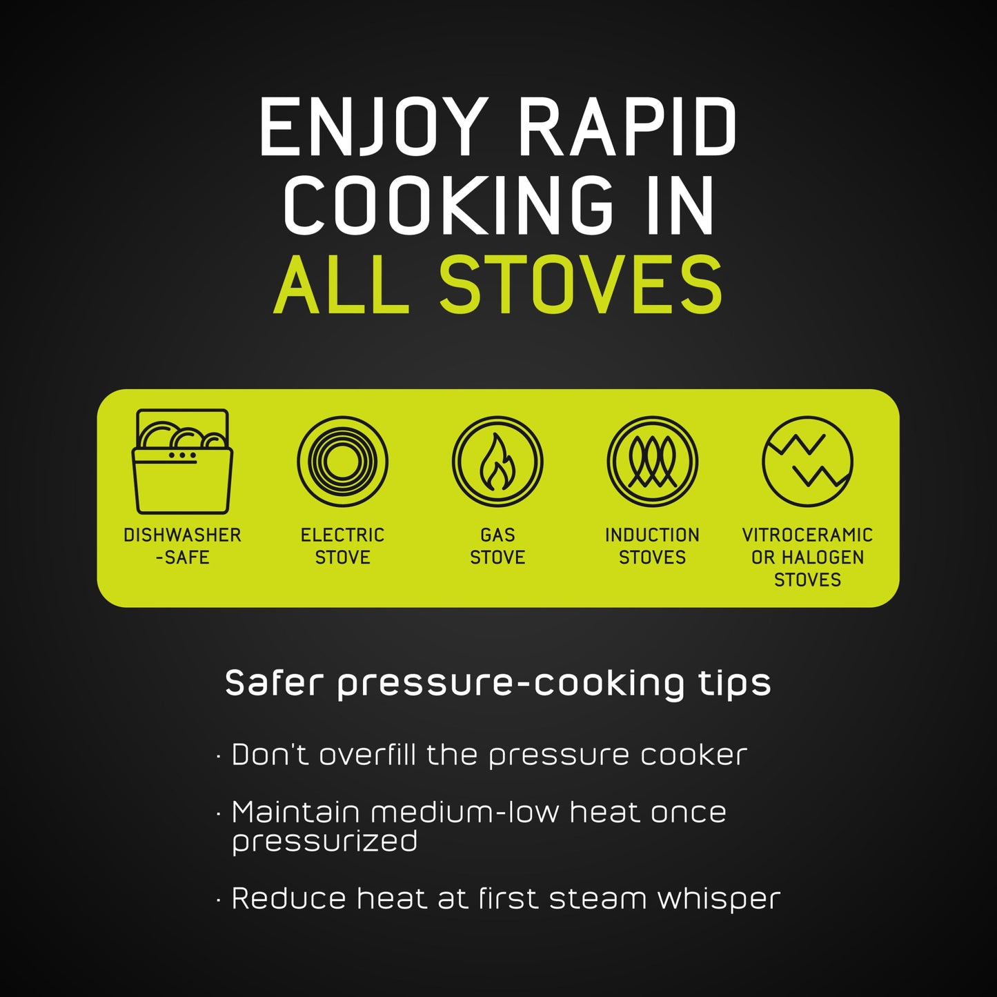Olla de Presión Universal Silver Express Acero Inoxidable Apertura Fácil y Seguridad para Cocina Rápida