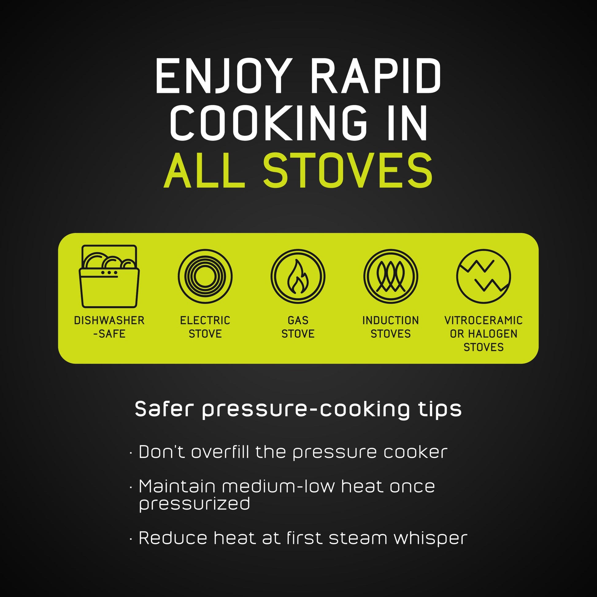 Olla de Presión Universal Silver Express Acero Inoxidable Apertura Fácil y Seguridad para Cocina Rápida