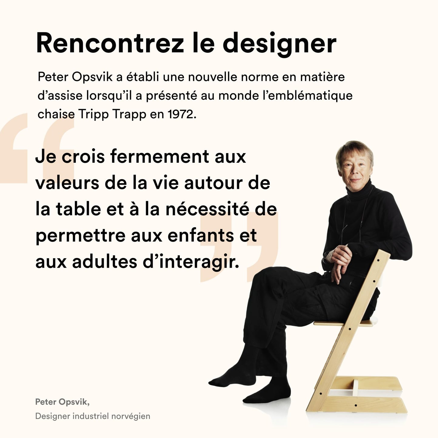 Silla Tripp Trapp de Stokke, Silla ajustable, evolutiva para recién nacidos, niños y adultos - Práctica, cómoda y ergonómica - Diseño atemporal (Negro)
