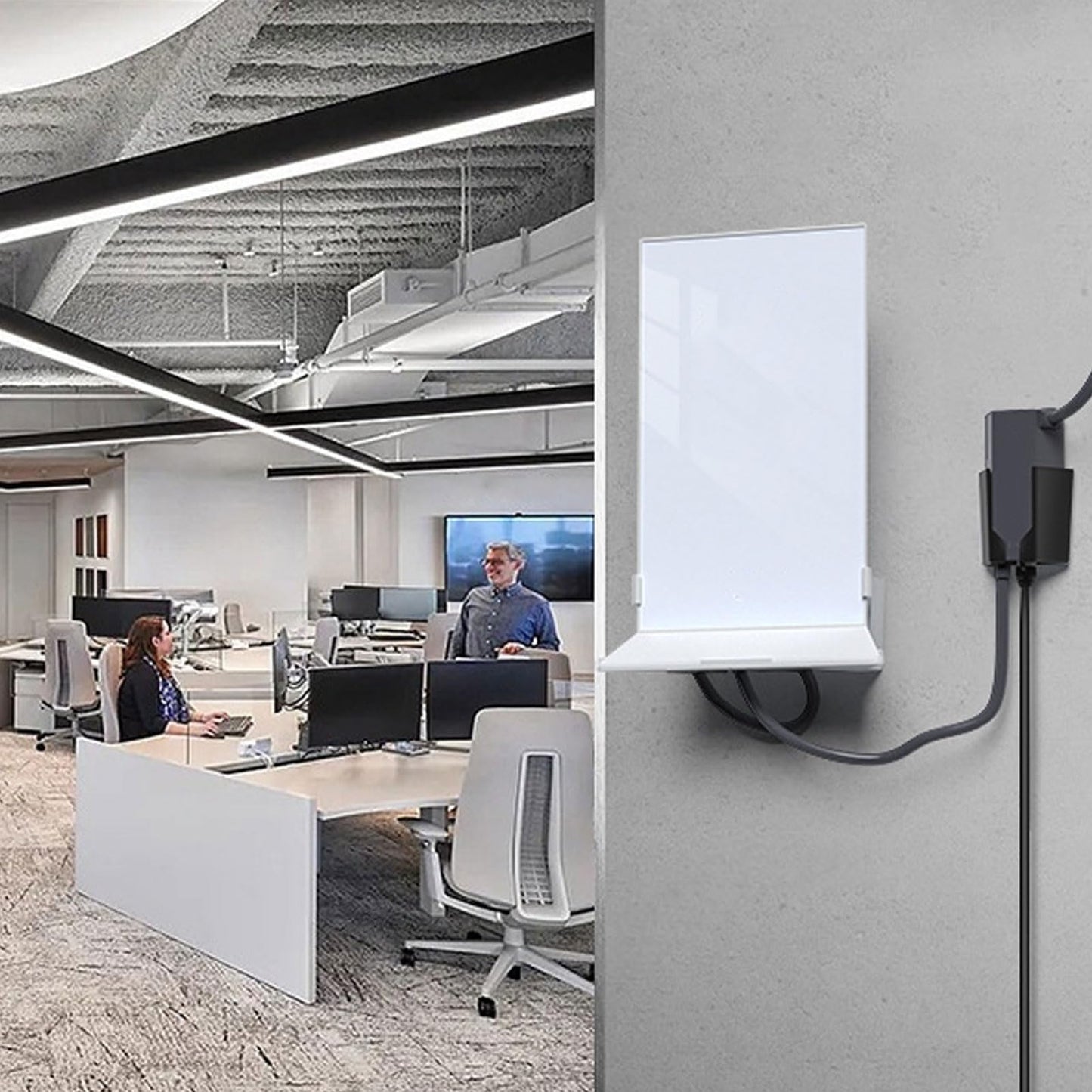 Soporte de Pared Starlink Blanco para Enrutadores WiFi de Malla V2 con Tornillo y Fácil Instalación