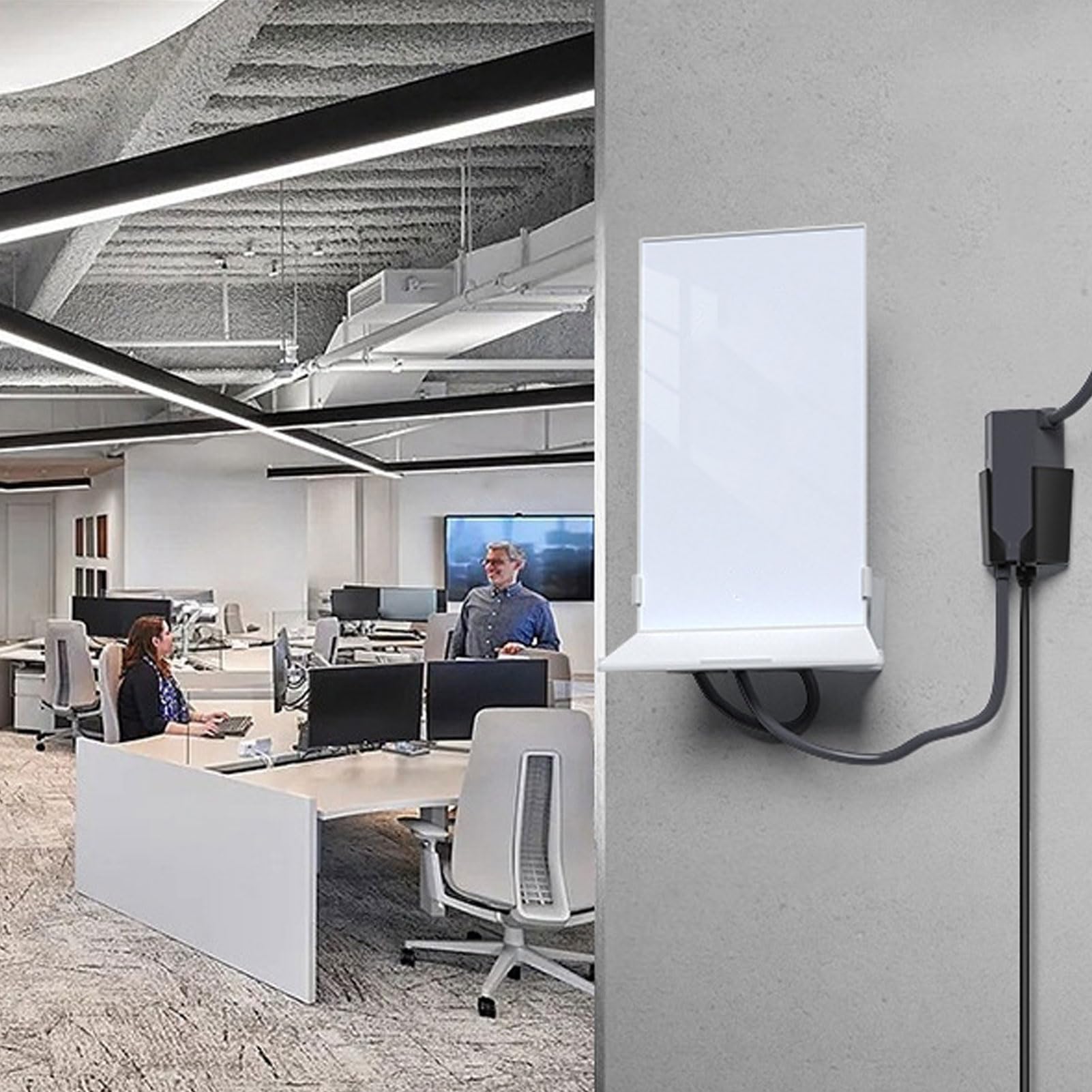 Soporte de Pared Starlink Blanco para Enrutadores WiFi de Malla V2 con Tornillo y Fácil Instalación