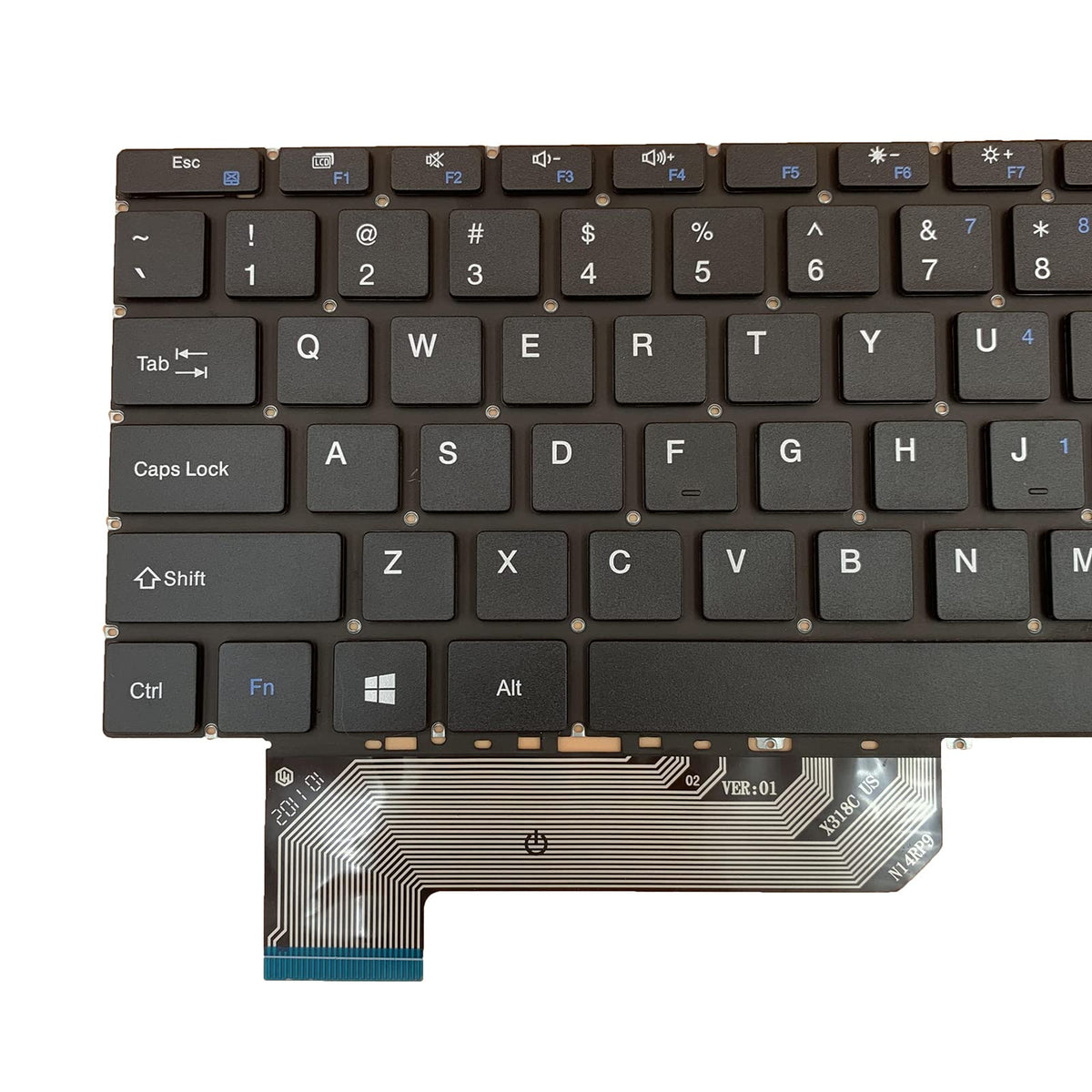 Teclado de Repuesto para Portátil Siakoocty Gateway Ultra Slim 14.1