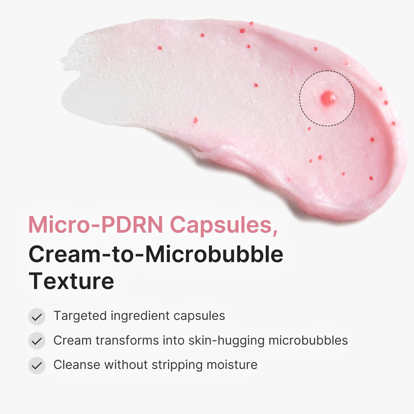 medicube Facial Cleanser PDRN Pink Glutathione Capsule Foam Cleanser | Daily Face Wash for Pore Care, Uneven Skin Tone, Texture | Hydrating & Nourishing Deep Cleansing | Korean Skincare, 4.23 oz