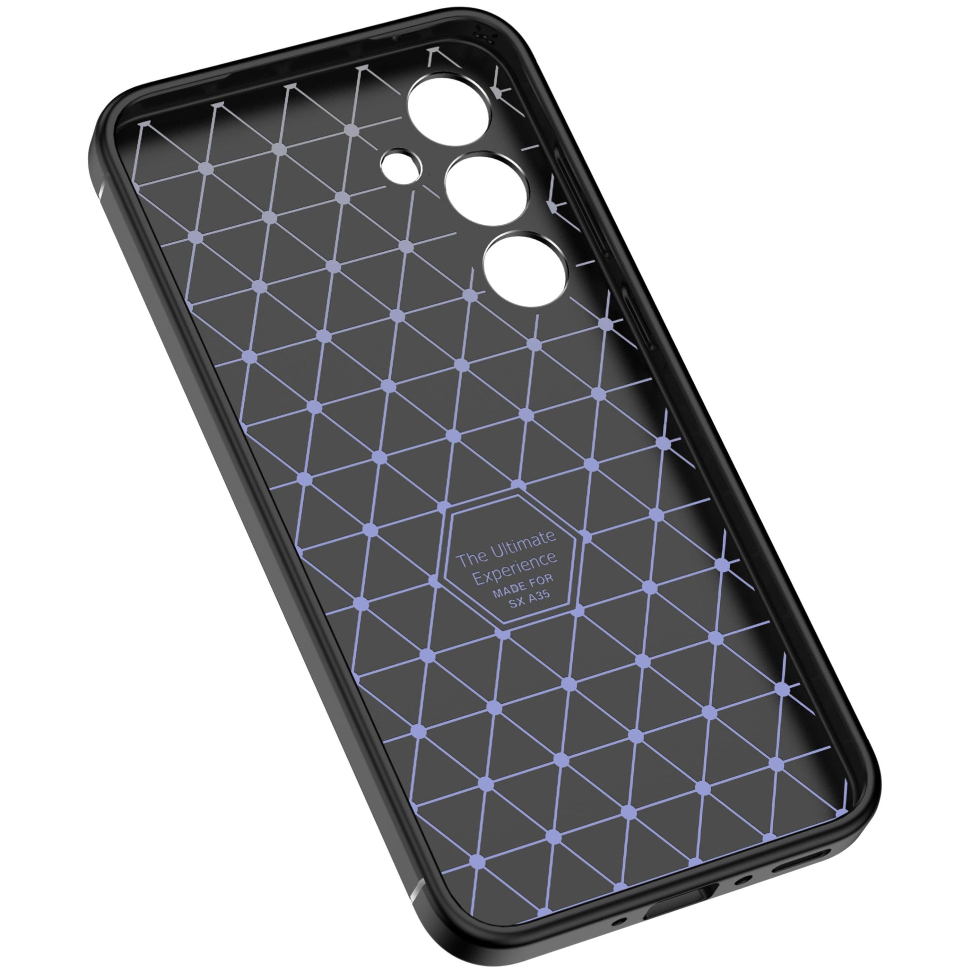 DABUNA Funda para Samsung Galaxy A56 5G Case Uso Rudo Protector de Cámara Duradero Suave Antihuellas Protector Cover (Negro)