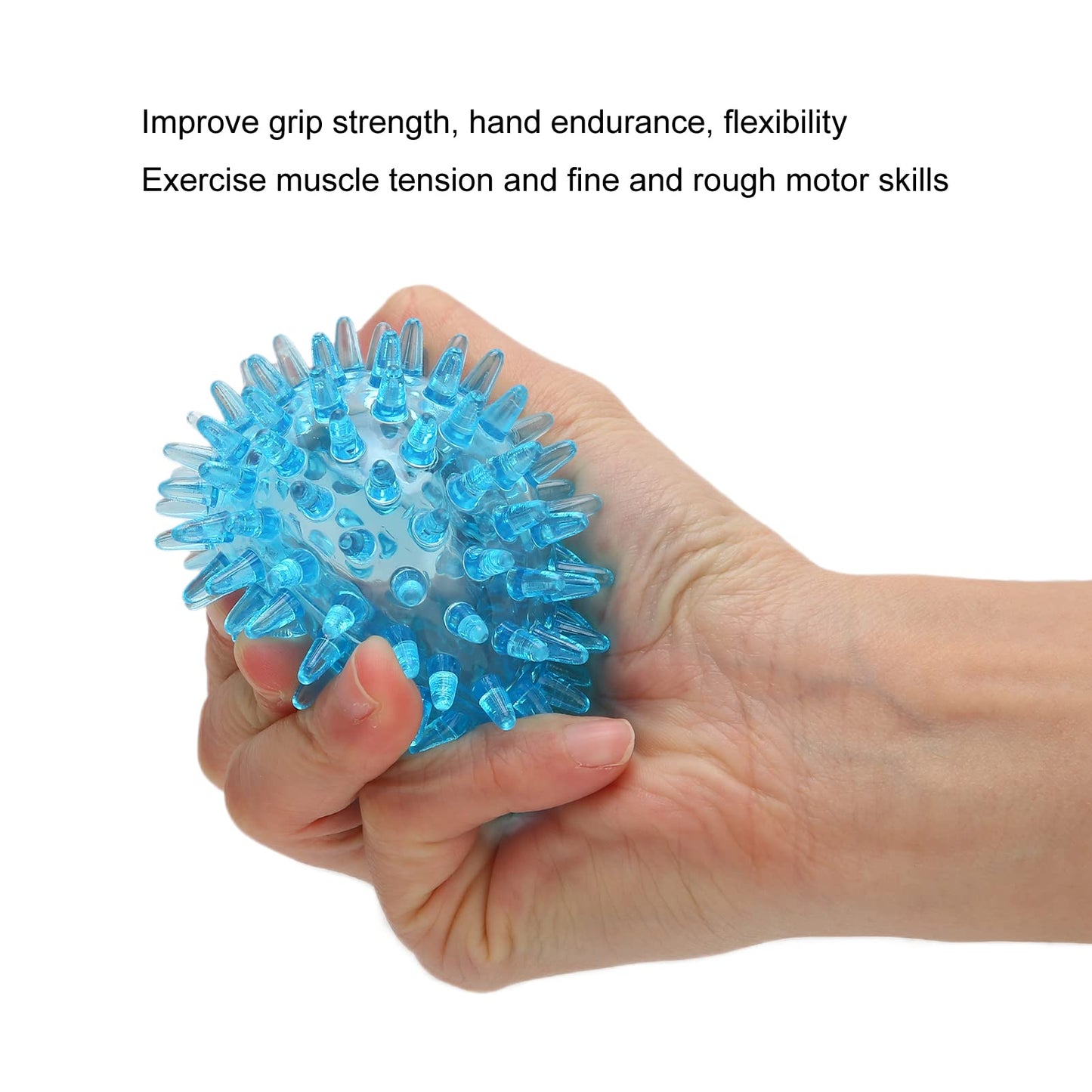 Pelota Fisioterapia Spikeball Blanca Masaje para Pies y Muñeca