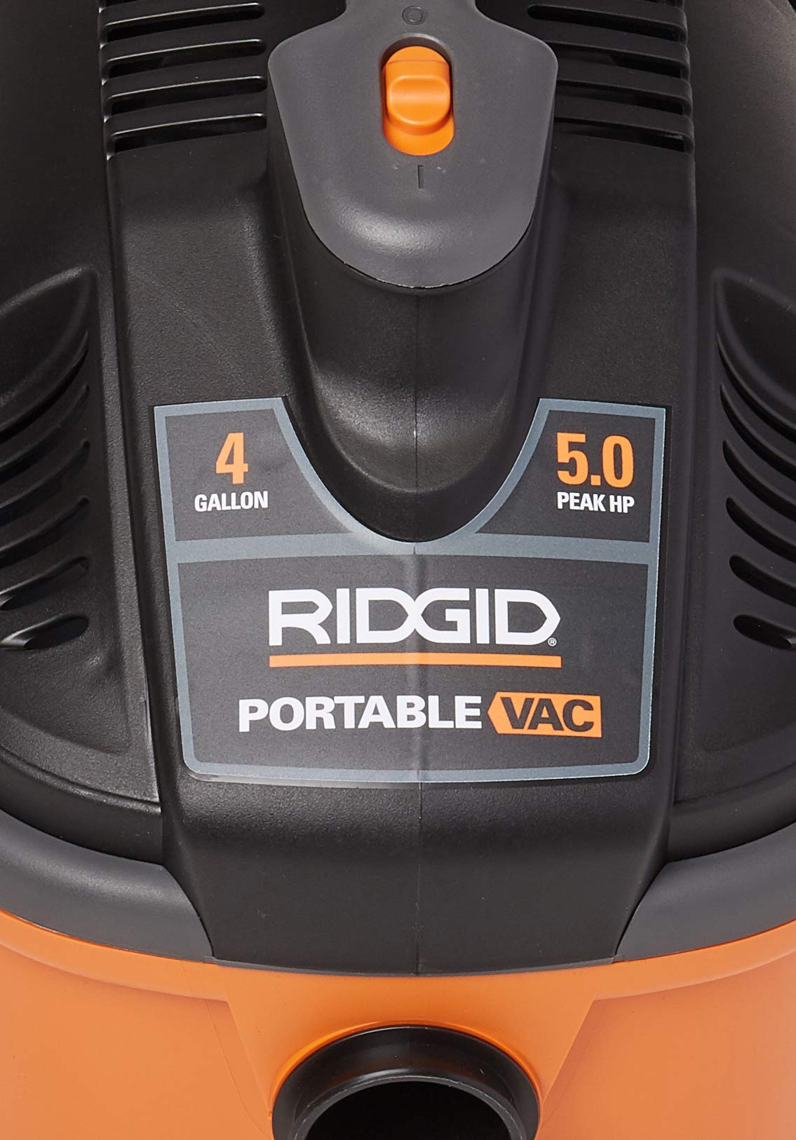 Aspiradora de Sólidos y Líquidos Ridgid Negro Rojo 5.0 HP 4 Galones
