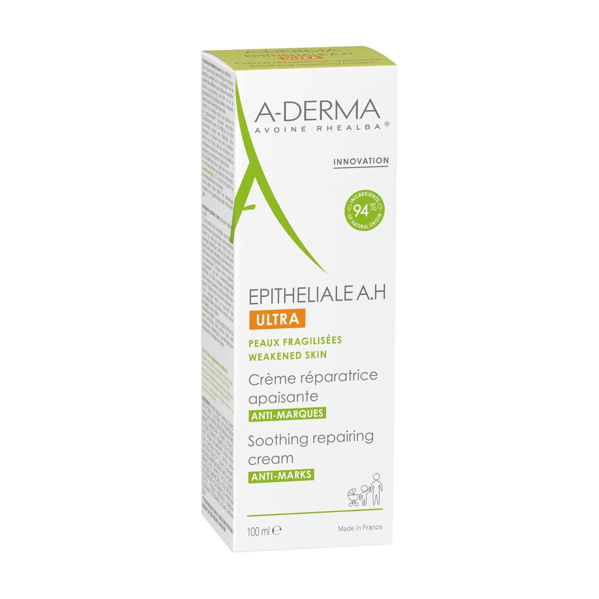 Crema Reparadora A-DERMA Epitheliale A.H Ultra 100 ml - Calmante y eficaz para piel irritada y sensible - Tienda Online