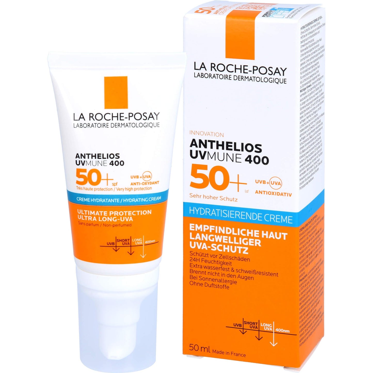 La Roche Posay Anthelios UV Mune 400 Crema sin Color 50 ml