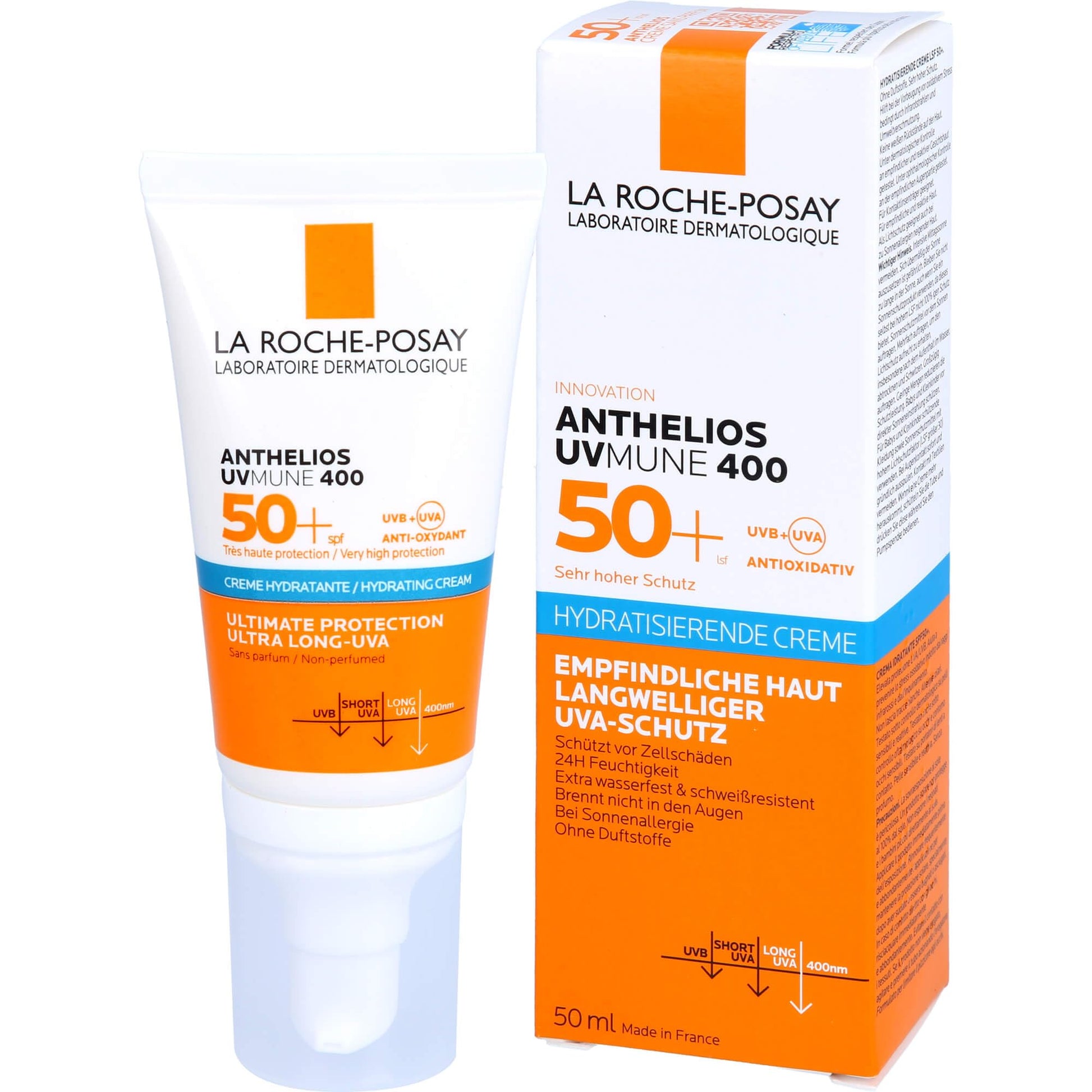 La Roche Posay Anthelios UV Mune 400 Crema sin Color 50 ml