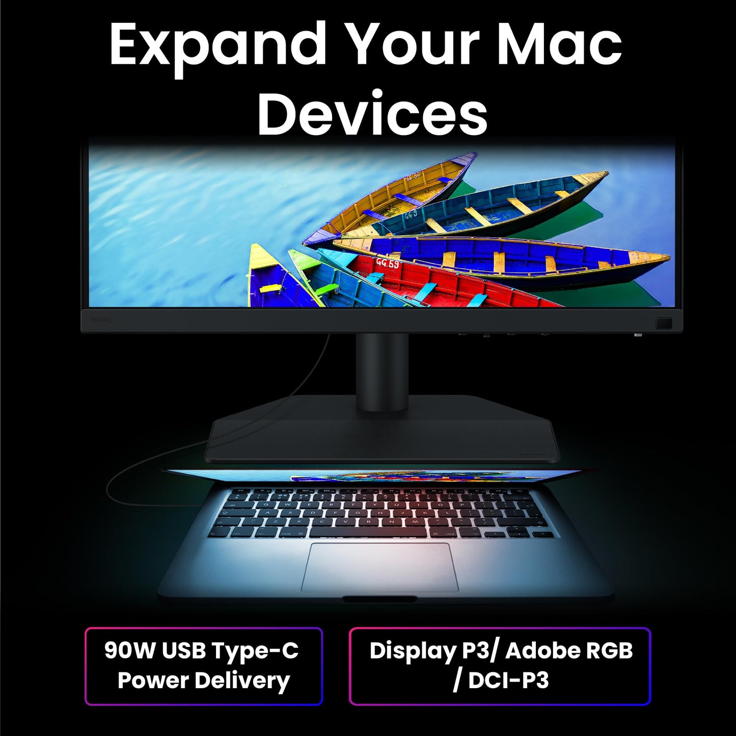 BenQ Sw242Q Monitor para Fotografía De 24, 2k, Adobe RGB, 90w