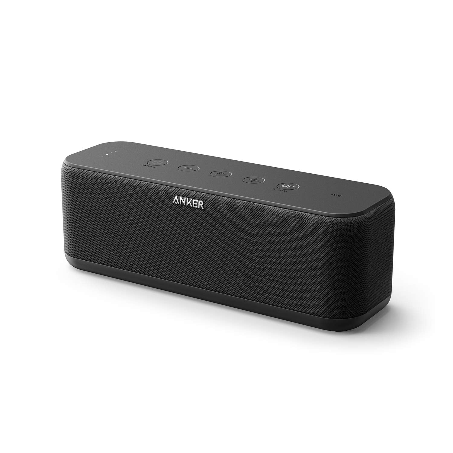 Soundcore by Anker Boost Bocinas Portátiles Bluetooth con Sonido Equilibrado y Graves, 12h de Reproducción, USB-C, IPX7, Impermeable, Ecualizador Personalizable y Emparejamiento Estéreo