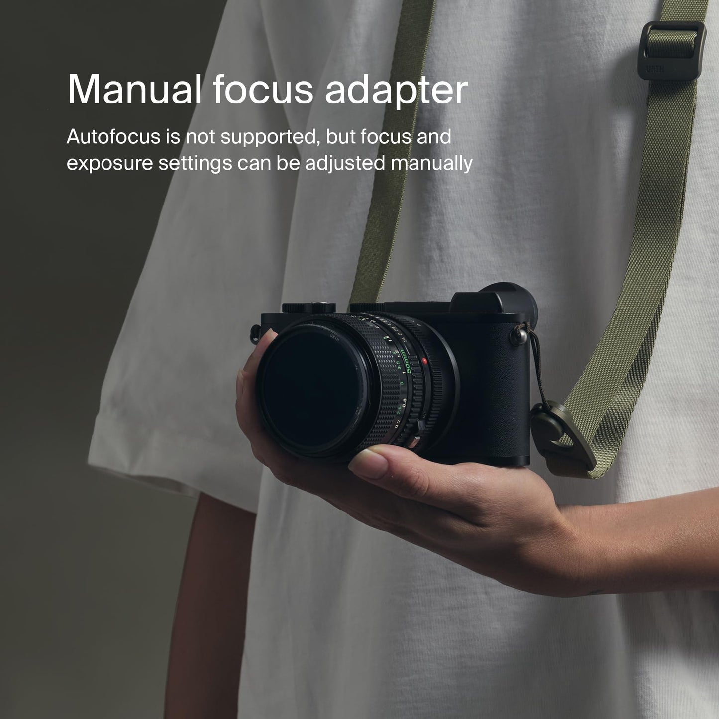 Urth - Adaptador de Objetivo Compatible con Objetivos Olympus OM y cuerpos de cбmara Fujifilm X