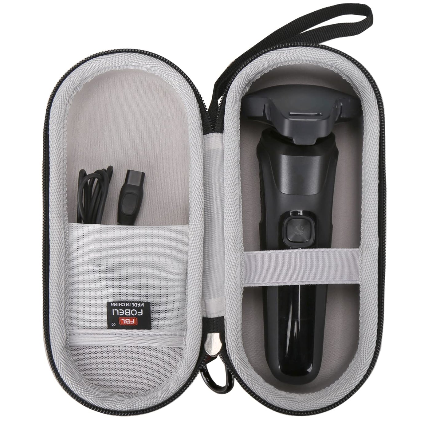 FBLFOBELI - Funda rígida de almacenamiento para afeitadora Norelco 2100 2300 3500 6800 3100 5500 5100 5300 5700 6880 7000 7100 7200 9000, también compatible con Braun Series 3/Series Serie 7/Serie 7