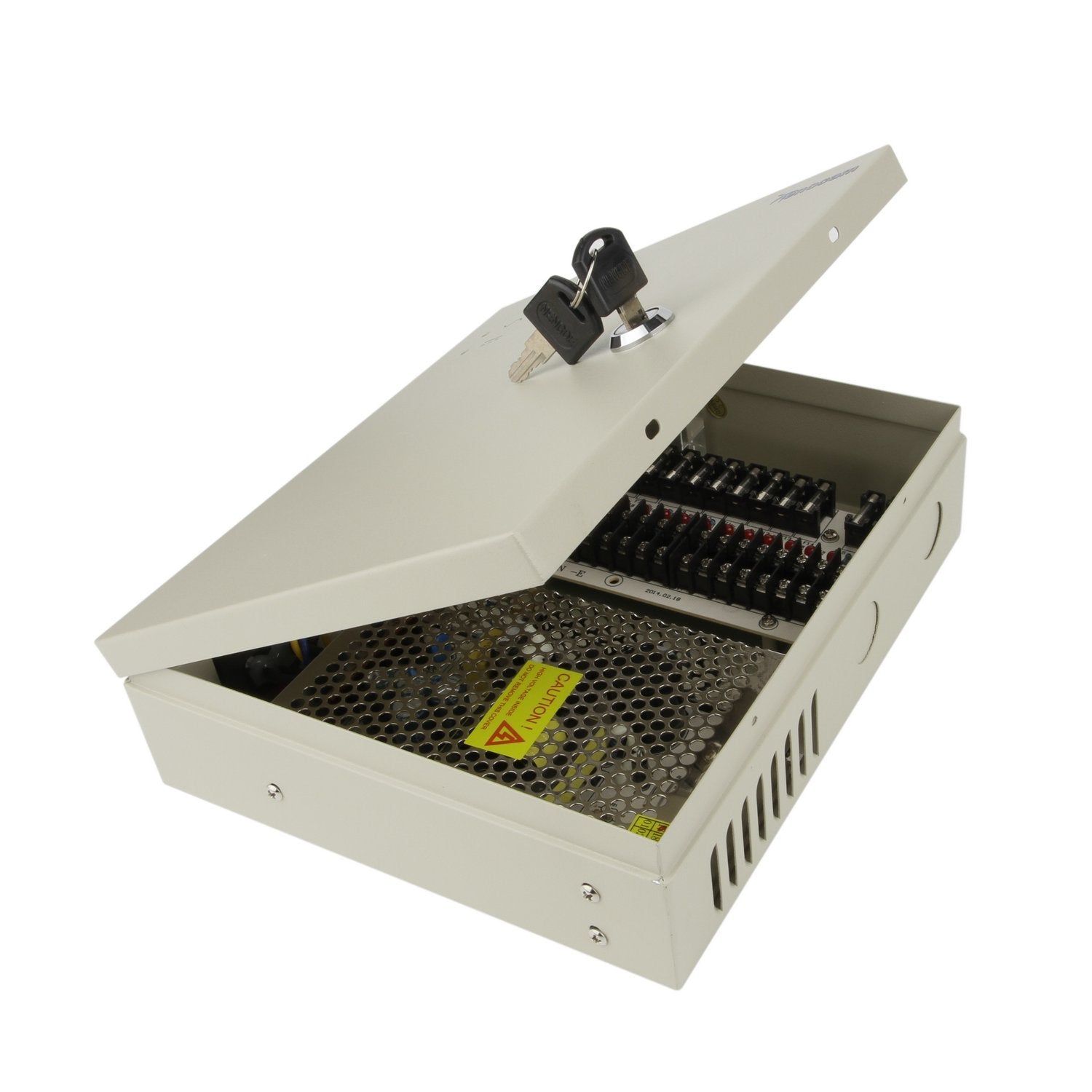 Caja de Fuente de Alimentación CCTV Xenocam 18 Canales 12V para Cámara de Seguridad