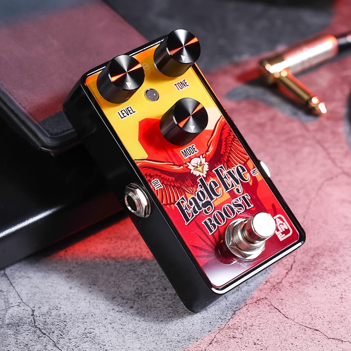 Caline Mini pedal de refuerzo de guitarra G Series G011 Clean Booster Pedal para guitarra eléctrica, True Bypass