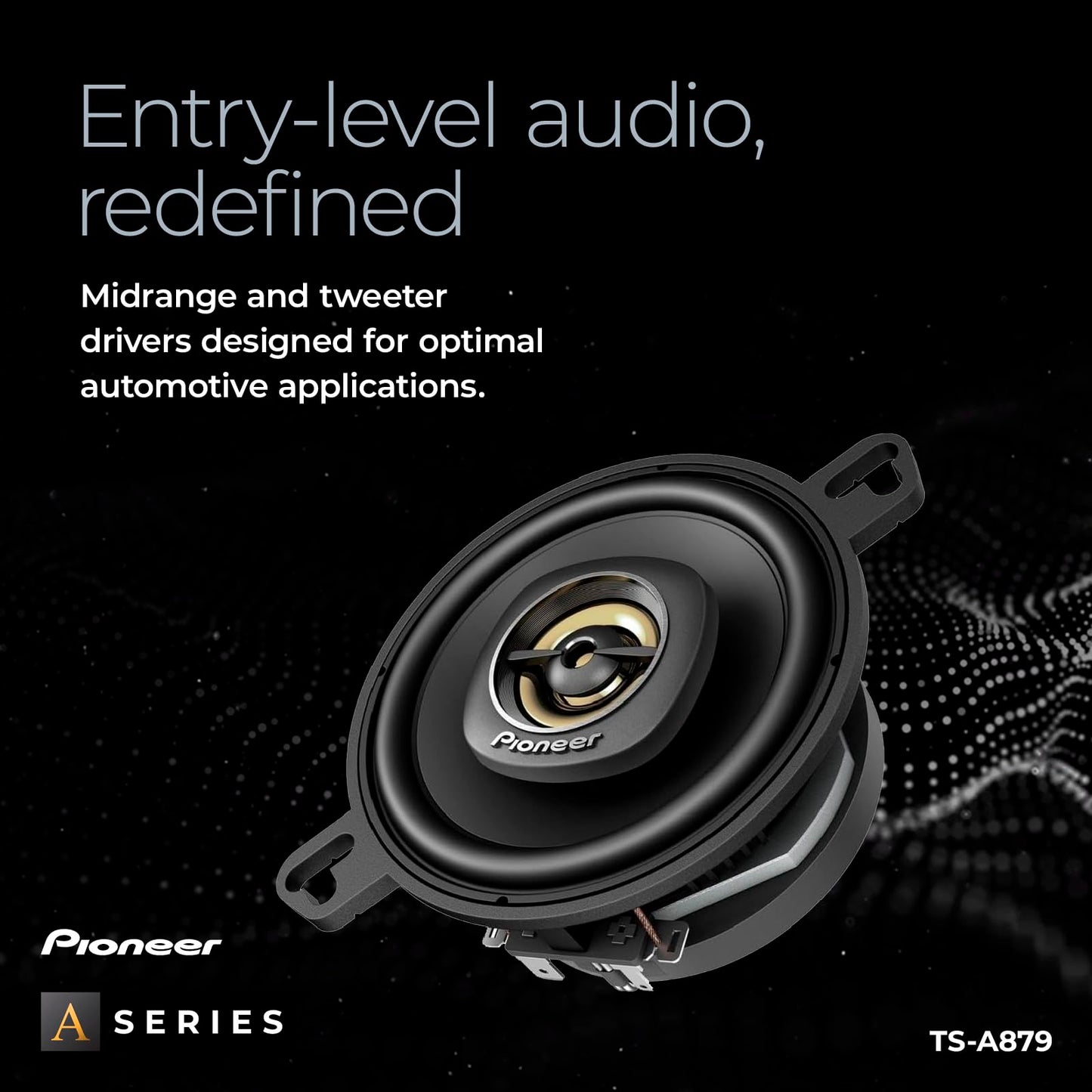 Altavoz Coaxial Serie A Pioneer Negro 2 Vías 450W
