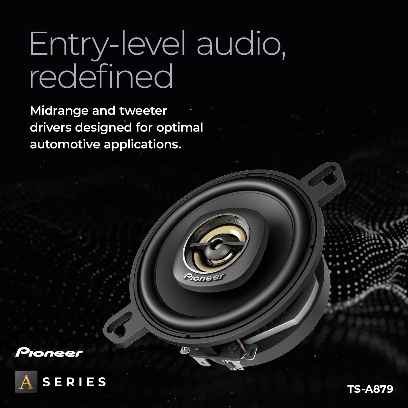 Altavoz Coaxial Serie A Pioneer Negro 2 Vías 450W