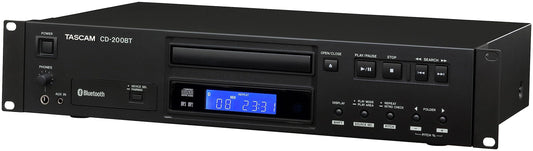 Tascam CD-200BT Reproductor de CD Profesional con Bluetooth, CD-200BT, Negro, CD-200BT